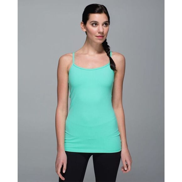 Lululemon Power Y Tank menthol blue Tank top size 4 XS  W1E14S - Picture 9 of 10